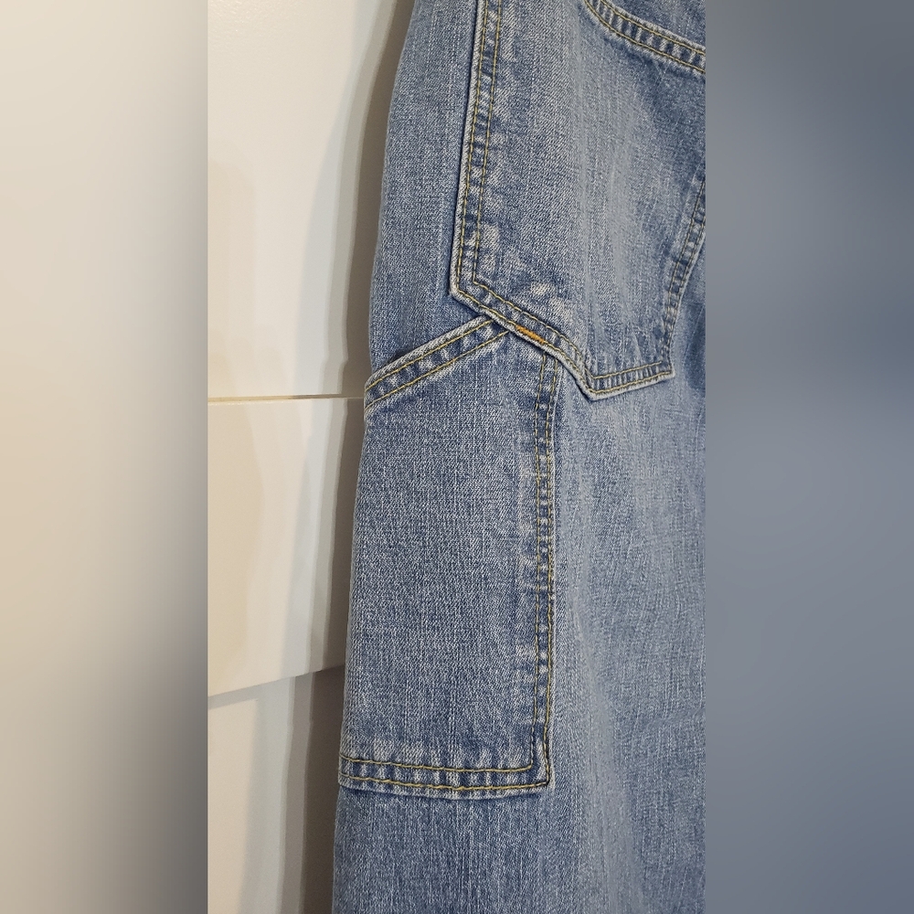 Levi's Vintage Silvertab Carpenter Jeans Y2K Size 32 X 29 100% Cotton Lightwash - Picture 16 of 16